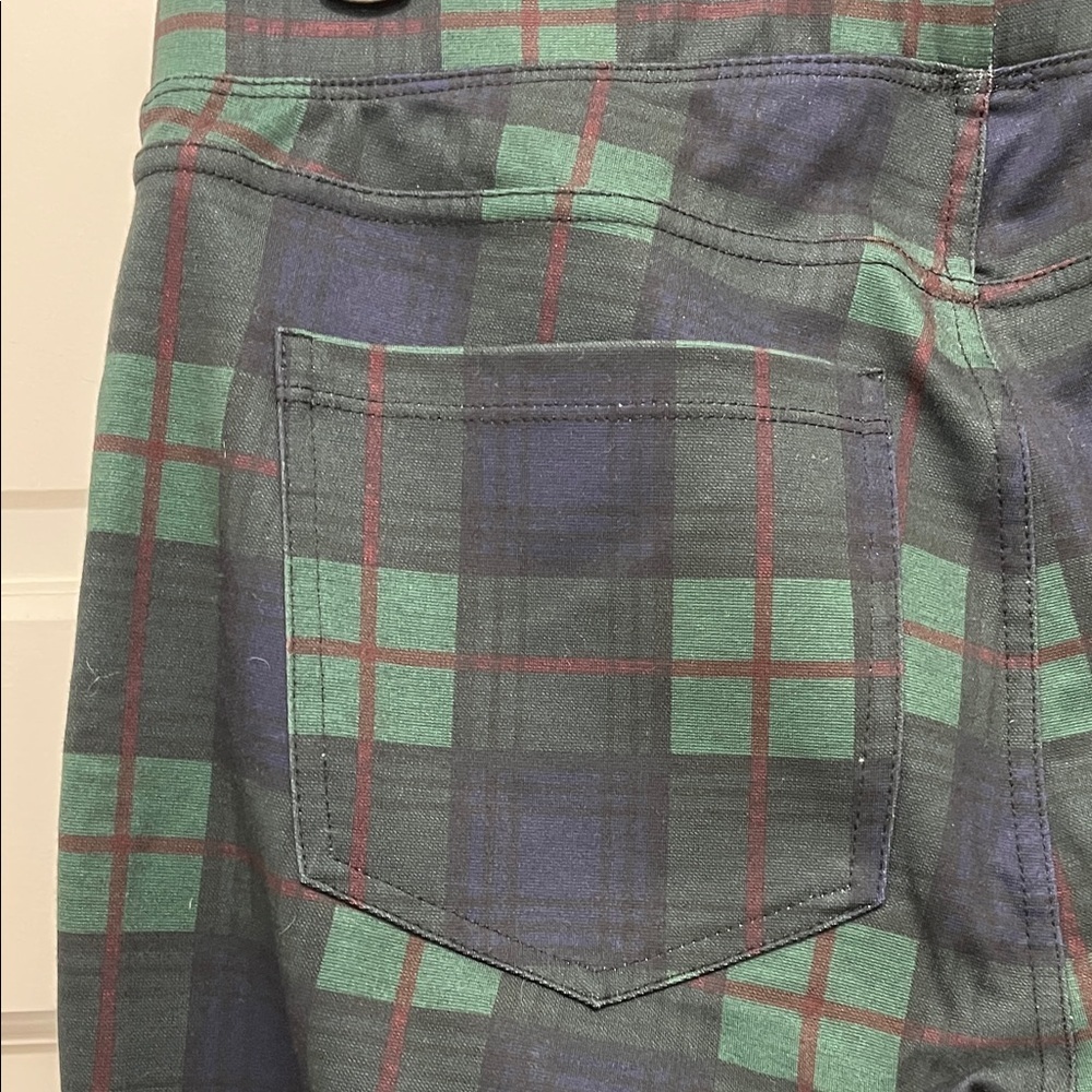 Sanctuary x Anthropologie Green Plaid Leggings - Size Medium - Picture 11 of 16